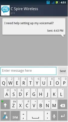 TextCS android App screenshot 1